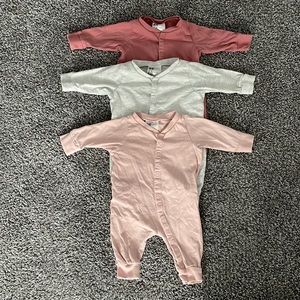 H&M baby girls cotton jumpsuits